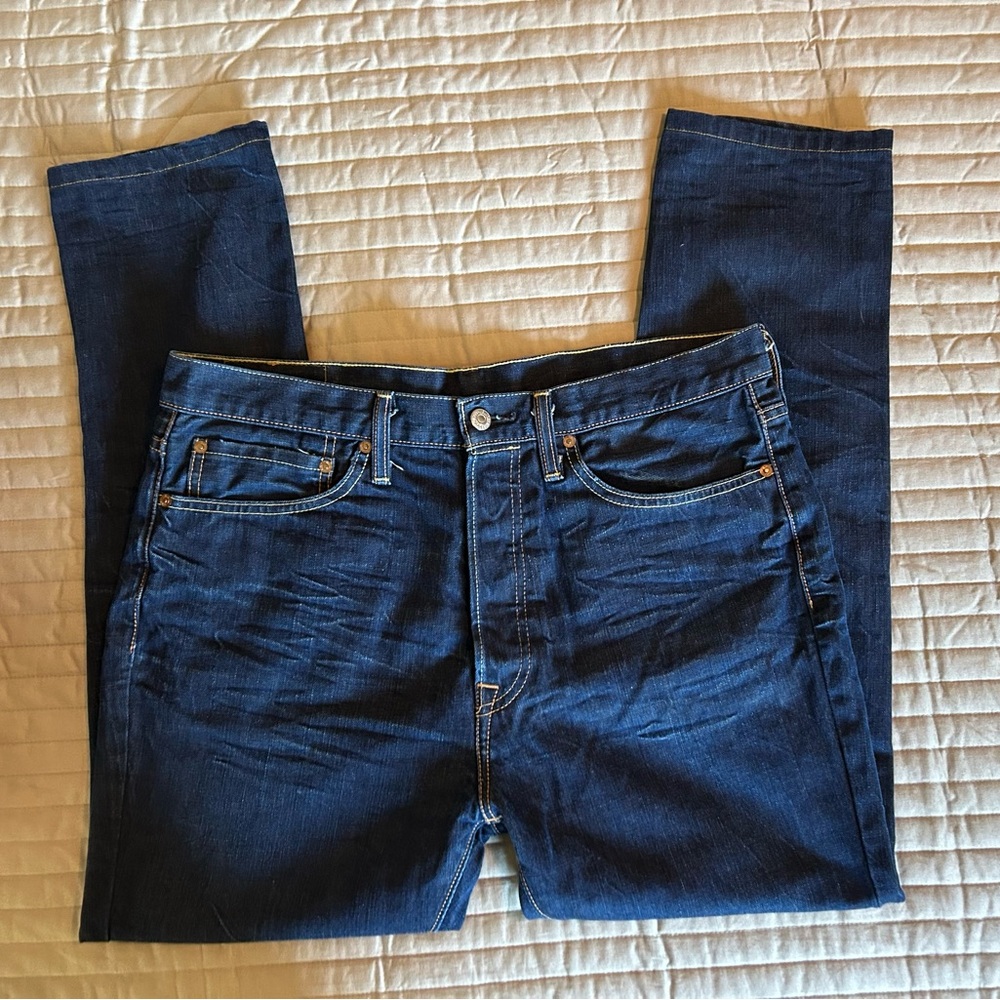Levi's 534 Blue Straight Jeans Classic Denim